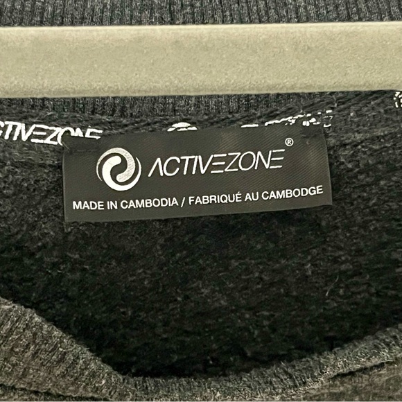 VGUC 1X Penningtons Active Zone Charcoal Boat-Neck Tunic - Picture 4 of 5